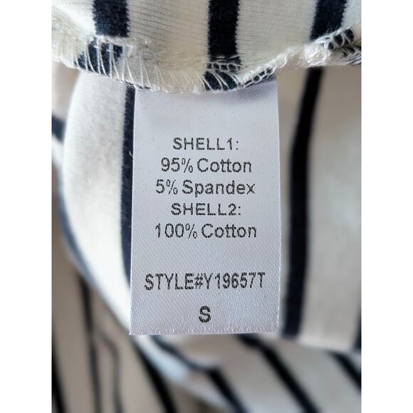 NWT Pomander Place Gio Maxi Dress Navy Stripe Size Small Tuckernuck Coastal Prep - Picture 7 of 8